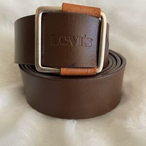 Mens Levi’s 100% Bovine Leather Belt